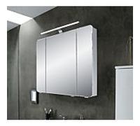 Armoire à glace Pelipal série 4005 992.819.002 Weiß Hochglanz , éclairage LED en saillie, 90x70,3x17 cm, chromé