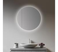 Armoire de toilette salle de bain avec éclairage Talos LED Picasso Style doré/blanc Ø 60cm - armoire de toilette de haute qualité avec interrupteur à bascule - armoire de toilette salle de bain