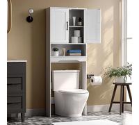 VEVOR Meuble de Rangement au Dessus des Toilettes 165,1 cm WC Salle de Bain