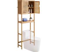 VEVOR Meuble de Rangement au Dessus des Toilettes 175 cm pour WC Salle de Bain