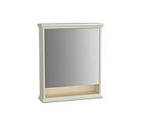 Vitra Valarte LED armoire de toilette 62227 63x17x76, gauche, étagère ouverte éclairée, corps ivoire mat