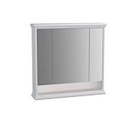 Vitra Valarte LED armoire miroir 62231 78x17x76cm, 3 blanc miroir, corpus match1 mat