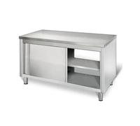 ARMOIRE DE TRAVAIL 1,4 M PROFESSIONNELLE - AVEC PASSE-PLAT - - EQUIPEMENTPRO