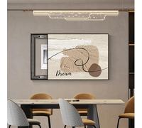 Armoire décorative pour boîtier à fusibles, armoire murale pour boîtier à fusibles, porte coulissante, installation simple, idéale pour la décoration de la maison ou du bureau Black-B 70x50cm