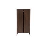 Armoire d'entrée H110 Chêne teinté foncé