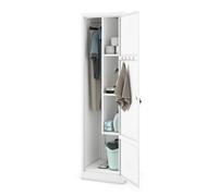 Armoire d'entretien métallique AGNES 500x1850x500 mm - Blanc RAL 9003