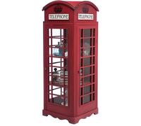Armoire design cabine téléphonique anglais rouge