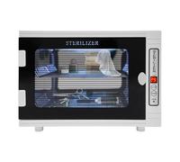 Armoire désinfectante pour manucure - Stérilisateur de 12 l avec ozone et minuterie de 5 à 60 minutes - Pour stérilisation des ongles, des cheveux, de la beauté, des outils de soins dentaires