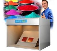 Armoire d'évaluation des couleurs, armoire de correspondance des couleurs à six sources lumineuses, armoire de correspondance des couleurs, caissons lumineux de couleur LED 6 sources lumineuses: D65 T
