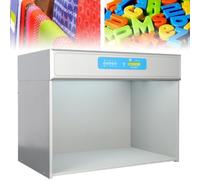 Armoire D'Évaluation Des Couleurs Armoire De Correspondance Des Couleurs Caissons Lumineux De Couleur Led 4/5/6 Sources Lumineuses : D65 Tl84 Uv F Cwf Tl83,6lightsources