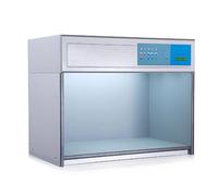 Armoire d'évaluation des couleurs - Boîte lumineuse de laboratoire avec 4 sources de lumière pour une correspondance précise des couleurs dans les textiles, le cuir, le plastique et le tissu