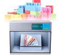 Armoire d'évaluation des couleurs pour textiles, plastiques, impression et peinture - 4 sources de lumière (D65, TL84, UV, F) - Boîte assortie de couleurs 220 V