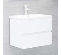 Armoire d'Evier avec Lavabo Intégré Salle de Bain Bois d'Ingénierie vidaXL