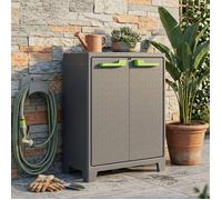 Armoire d'Extérieur Markham Dmora en Plastique Gris 44x80x100h cm