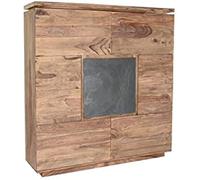 Armoire - DKD HOME DECOR - Bois Marron - 2 portes - 145x40x155 cm - Montage facile