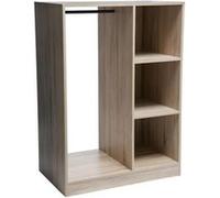 Armoire dressing penderie Mix N' Modul effet chêne naturel Marron