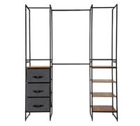 Armoire Dressing Modulable ""Nea"" 198cm Noir