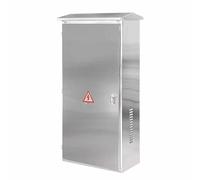 Armoire Electrique, Coffret Electrique Etanche Exterieur en Acier Inoxydable 304 avec Plaque de Montage, Résistant aux Intempéries, 60 x 35 x 100 cm