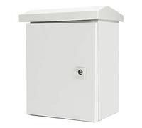 Armoire Électrique En Acier, Boîtier D'équipement Électronique Extérieur Mural Avec Plaque De Montage, Laminé À Froid(20x25x14cm/7.9x9.8x5.5in)