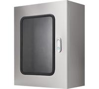 Armoire Electrique en Acier Inoxydable 304, Coffret Electrique, IP65 et Résistant aux Intempéries, Boite de Derivation Etanche Exterieur avec Fenêtre de Visualisation(40x50x25 cm/16x20x10 in)