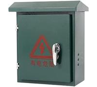 Armoire Électrique En Acier Inoxydable, Boîte De Projet De Boîtier Mural, Boîtes De Jonction De Connexion De Câble Intérieure Et Extérieure Avec Plaque De Montage, IP 65, Vert(L300*W200*H400MM)