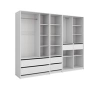 Vicco Armoire Elmo, Blanc, 100x200cm
