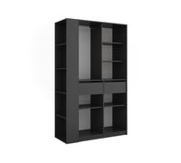 Armoire Elmo 50x200cm Lot de 2 Anthracite Vicco 61338