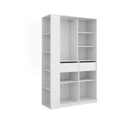 Armoire Elmo 50x200cm Lot de 2 Blanc Vicco 61342