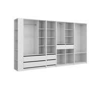 Vicco Armoire Elmo, Blanc, 50x200cm