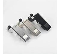 Armoire en alliage de Zinc 708, panneau de levier de sécurité d'avion RV, verrouillage à bouton-poussoir avec boîte de Distribution, 1 pièces(708-1 black)