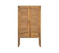 Armoire en cannage et bois 2 portes - Tiki - Rendez-Vous Déco