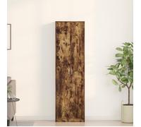 vidaXL Armoire en chêne fumé – Bois d'ingénierie – 55×25×189 cm