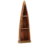 Armoire en forme de bateau bois massif de récupération bibliothèque vidaXL