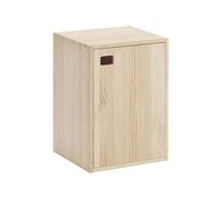 ASTIGARRAGA 75281 Meuble DINAMIC 1 Porte Module Vertical pin Massif élastiqué, Bois, Neutre, 36,2 x 33 x 70,8 cm