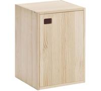 ASTIGARRAGA 75281 Meuble DINAMIC 1 Porte Module Vertical pin Massif élastiqué, Bois, Neutre, 36,2 x 33 x 70,8 cm