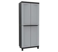 Armoire En Plastique Terry 1002708 TWIST Noir 2680 Gris Et Noir