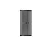 Armoire en résine jolly 68 x 39 x 166 cm gris 9732