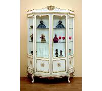 Armoire en verre Vitrine Meubles baroques Meubles italiens Vitrines en verre Armoires