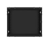 Lanberg Support mural 19 9U 650x450 mm démonté paquet plat noir wf01-6409-10b G