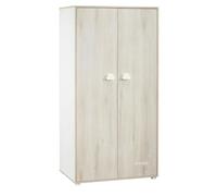 BABY PRICE Armoire 2 Portes 168x85x57cm en Bois