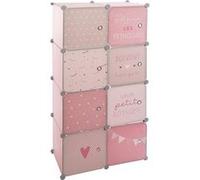 Armoire enfant rose
