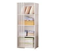 Armoire - Étagère à vêtements | Organisateur de rangement pour vêtements | Armoire avec housse en tissu | Étagère à vêtements anti-poussière | Guerre multicouche