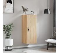 Armoire flottante pour buffet comme meuble haut, armoire murale pour montage mural avec trois compartiments, élégante armoire suspendue avec poignée en métal pour le salon, armoire murale intemporelle
