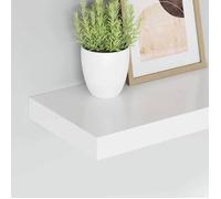 Armoire Flottante pour chambre, Cuisine Blanc - LEMON® Étagère murale flottante - Blanc - 40x23x3,8cm MDF 113 - Soldes