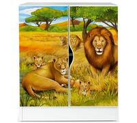 Armoire fonctionnelle - Roma - Meubles pour enfants, commode au design magnifique Lions