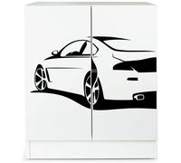 Armoire fonctionnelle - Roma - Meubles pour enfants, commode au design magnifique Voiture