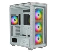 Armoire Gamer - XPG - BATTLECRUISER II - E-ATX - 4 Ventilateurs ARGB - Verre Trempé Blanc