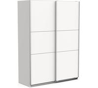 Armoire GHOST - Décor blanc mat - 2 Portes coulissantes - L.148 x P.59,9 x H.203 cm - DEMEYERE