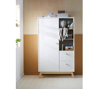 Armoire GRANDE OURSE blanc/bois TU