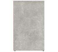 ARMOIRE Gris - LEMON® Armoire de rangement penderie - avec rangement - gris béton - 80x40x65cm - Bois d'ingénierie 573 - Soldes